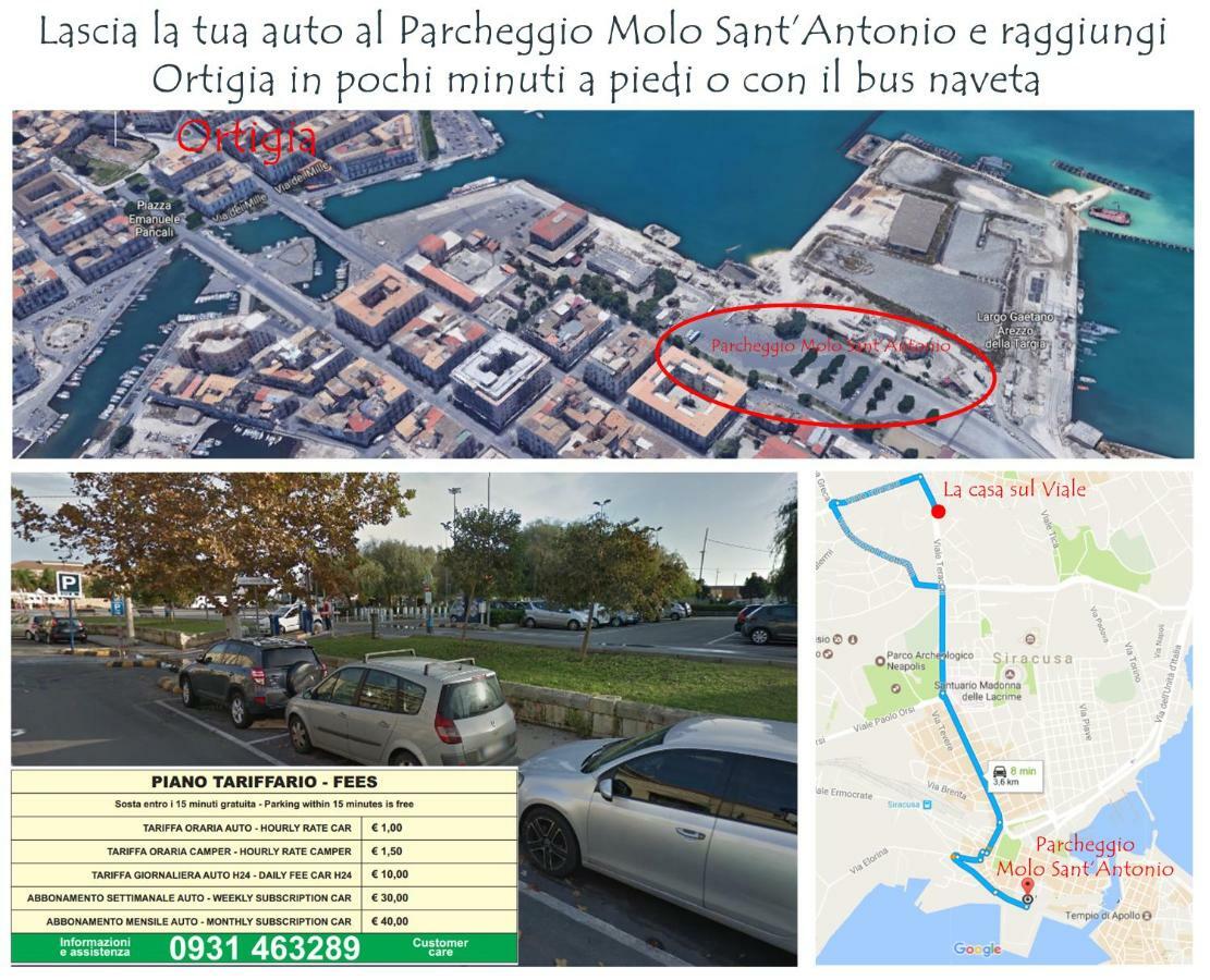 Apartamento La Casa Sul Viale Syracuse Exterior foto